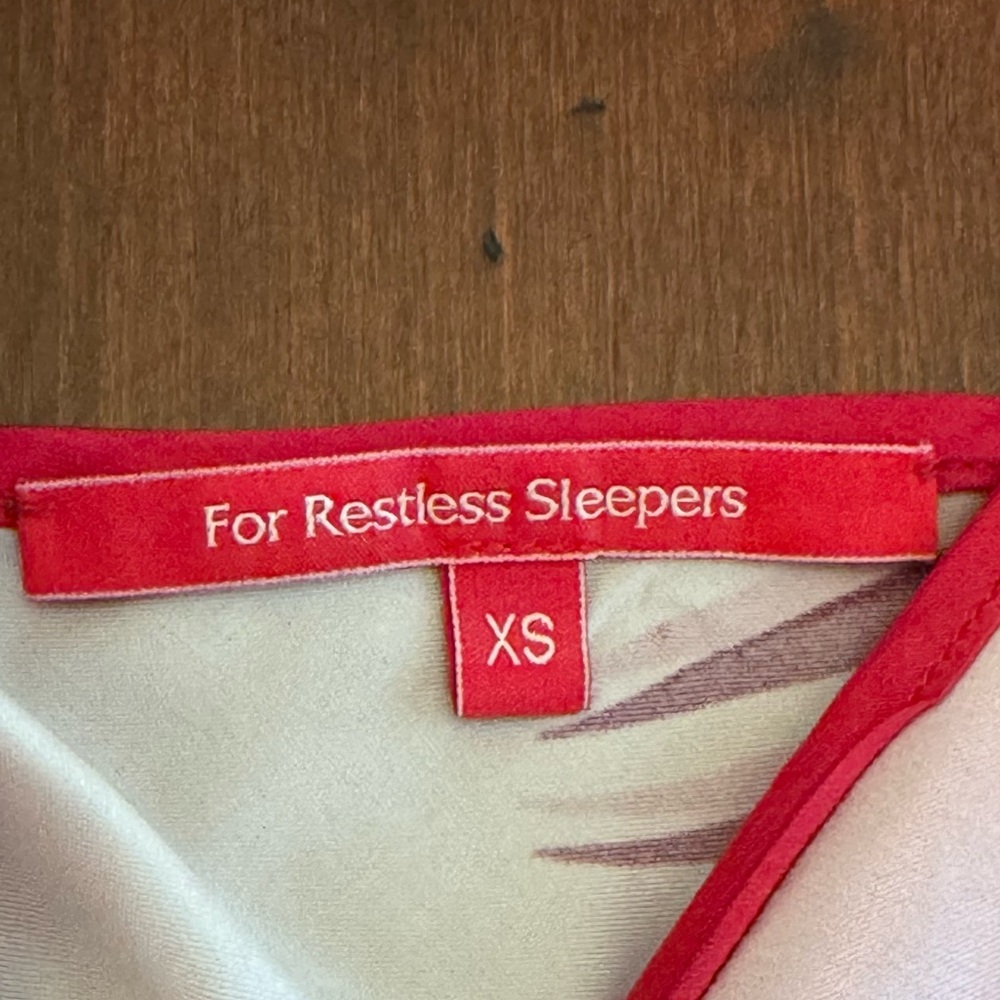 For Restless Sleepers pink palm slip dress - Picture 6 of 6